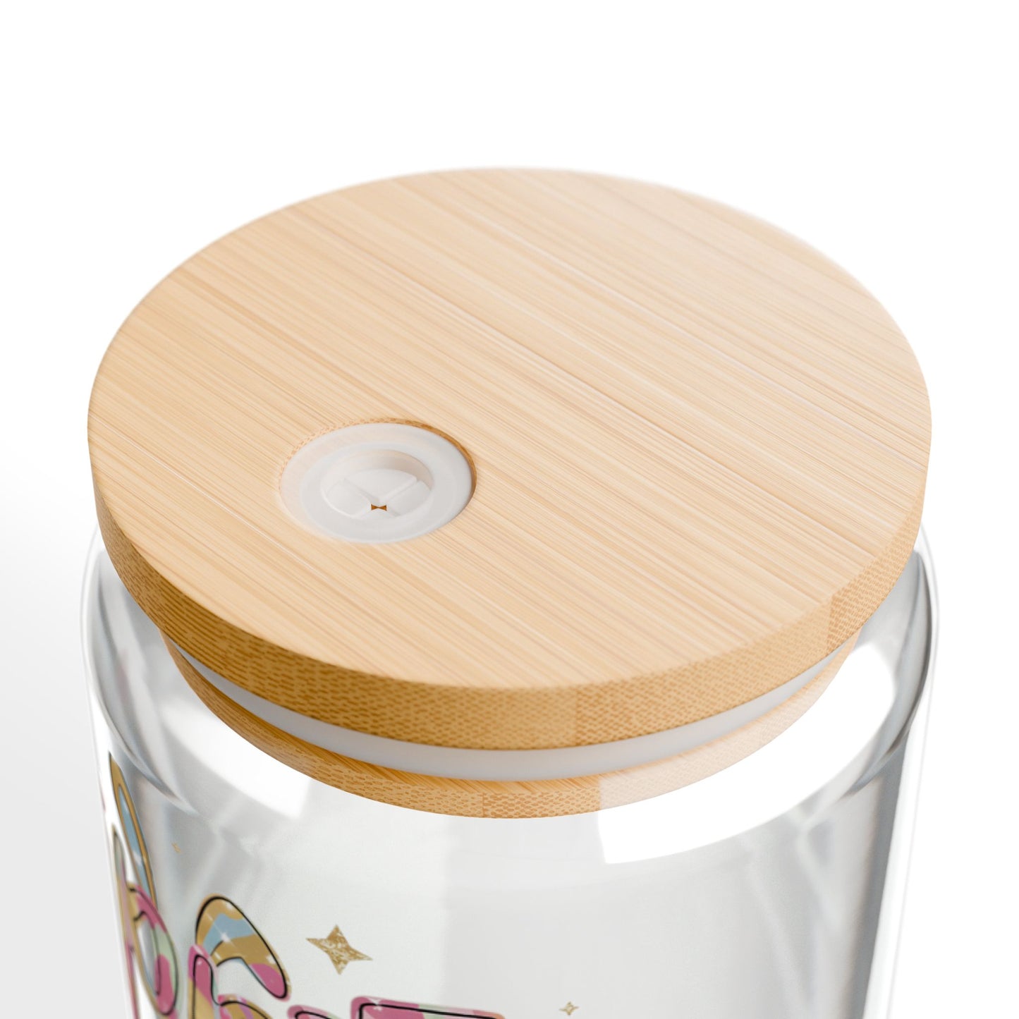 Easter Hippity Hoppity 16 oz Glass can cup