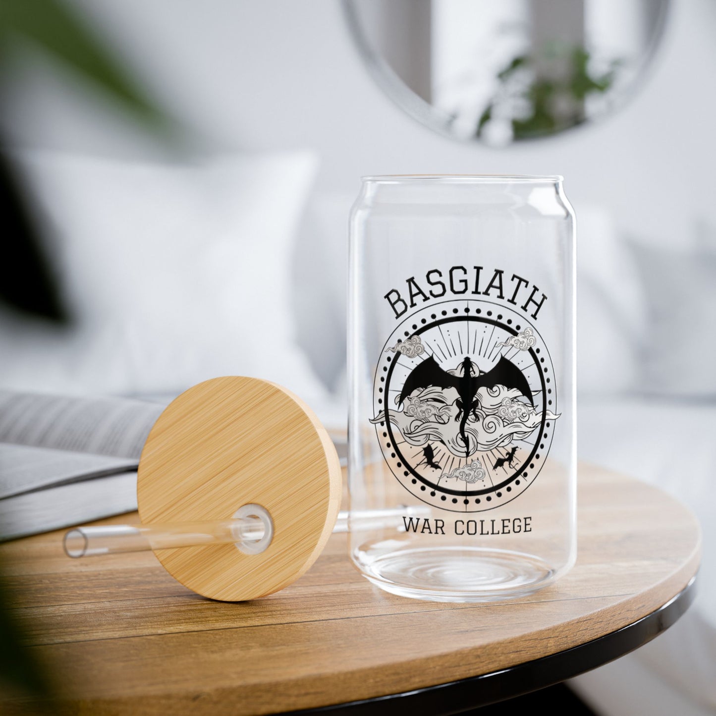 Basgiath War College 16 oz Glass can cup