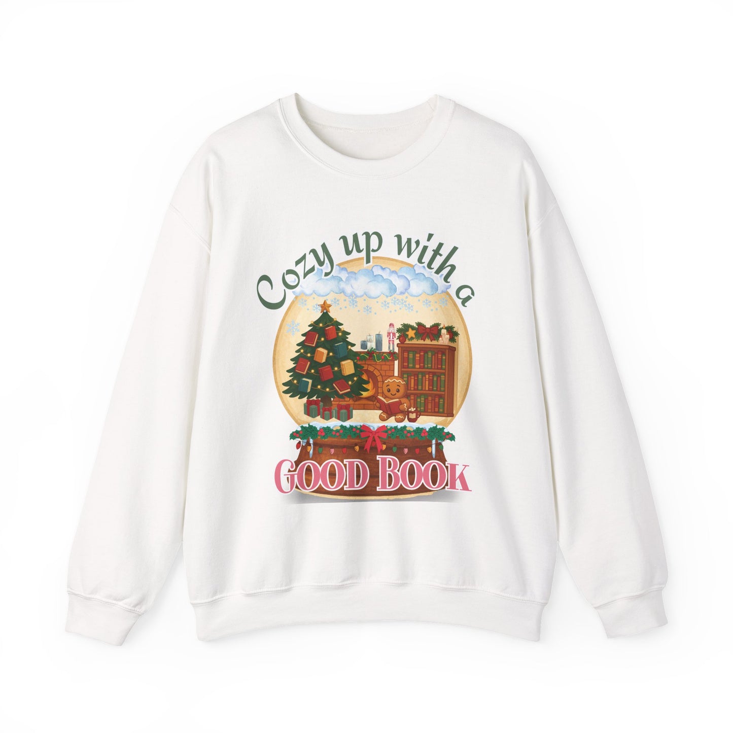 Christmas Sweatshirt Bookish Gingerbread cookie