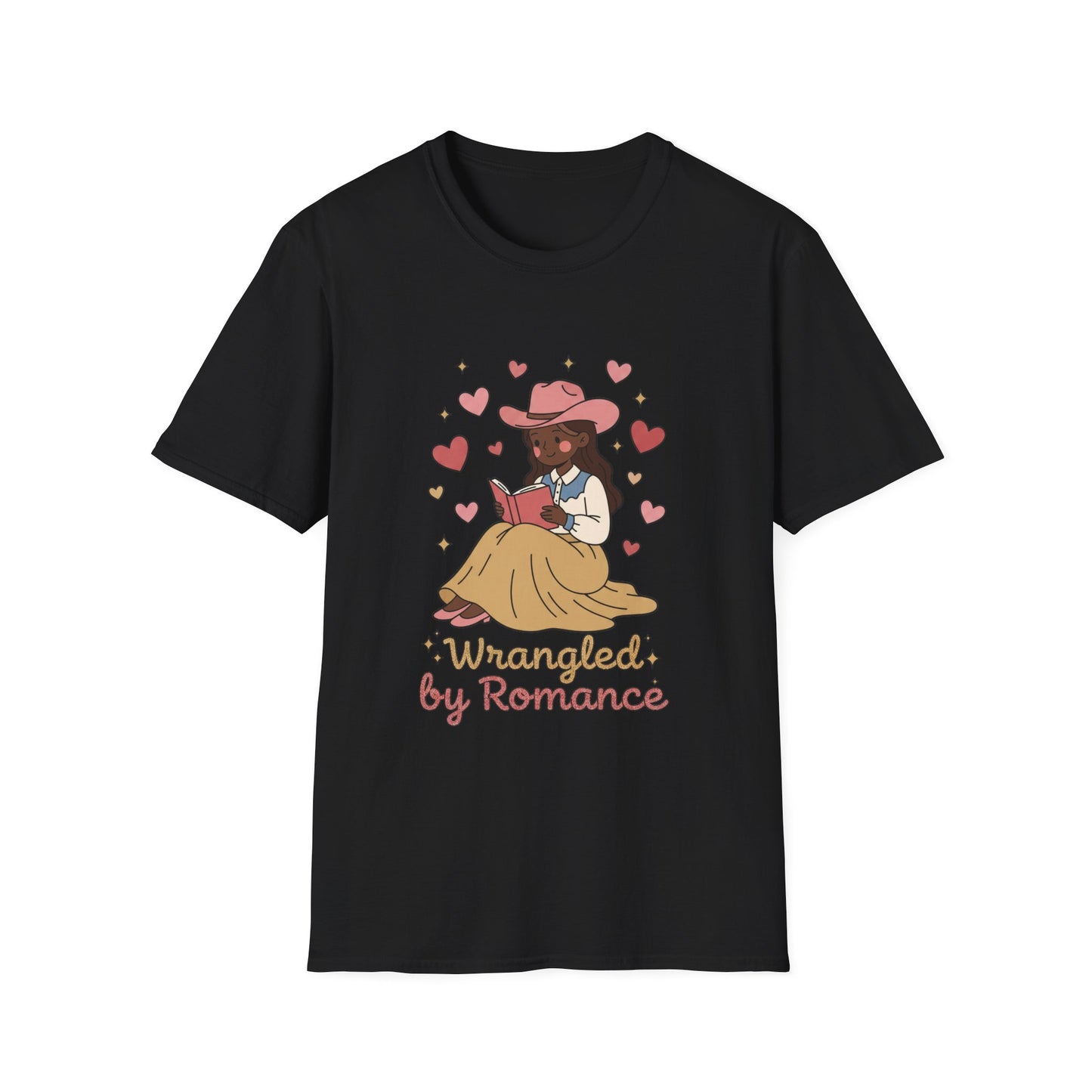 💕 Wrangled by Romance – Valentine’s Bookish T-Shirt