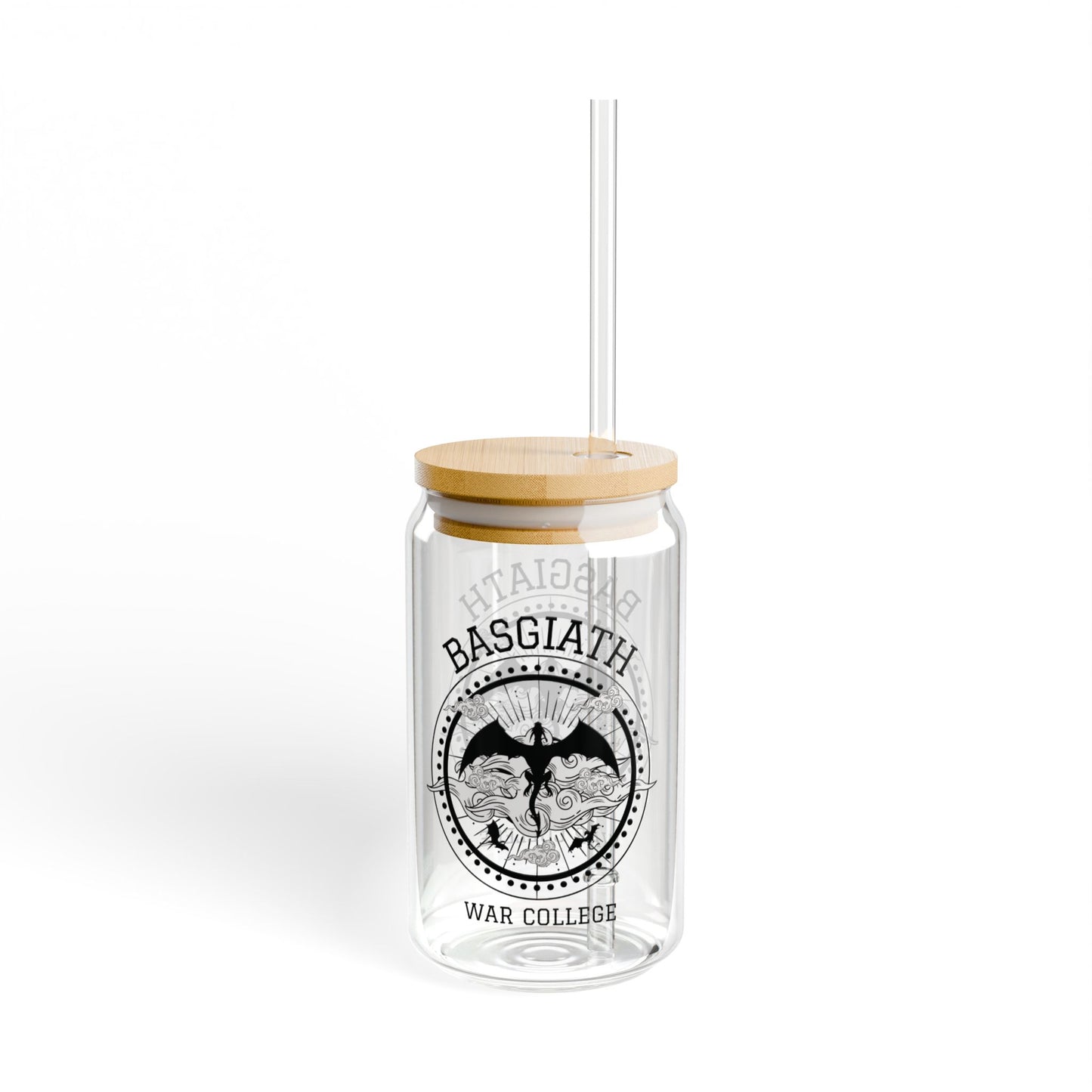 Basgiath War College 16 oz Glass can cup
