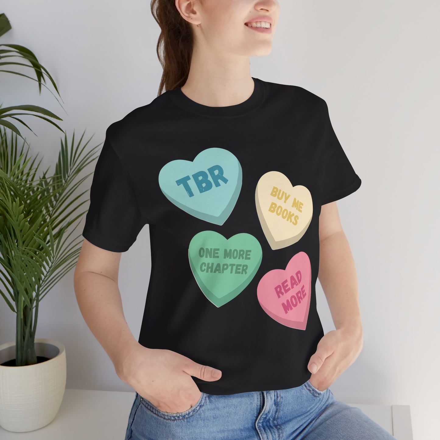 Candy Hearts Bookish T-shirt