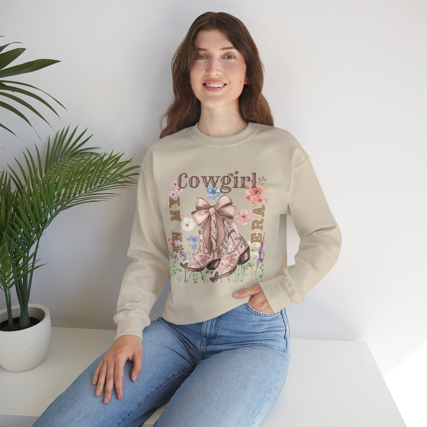 Cowgirl Era Crewneck Sweater Pullover