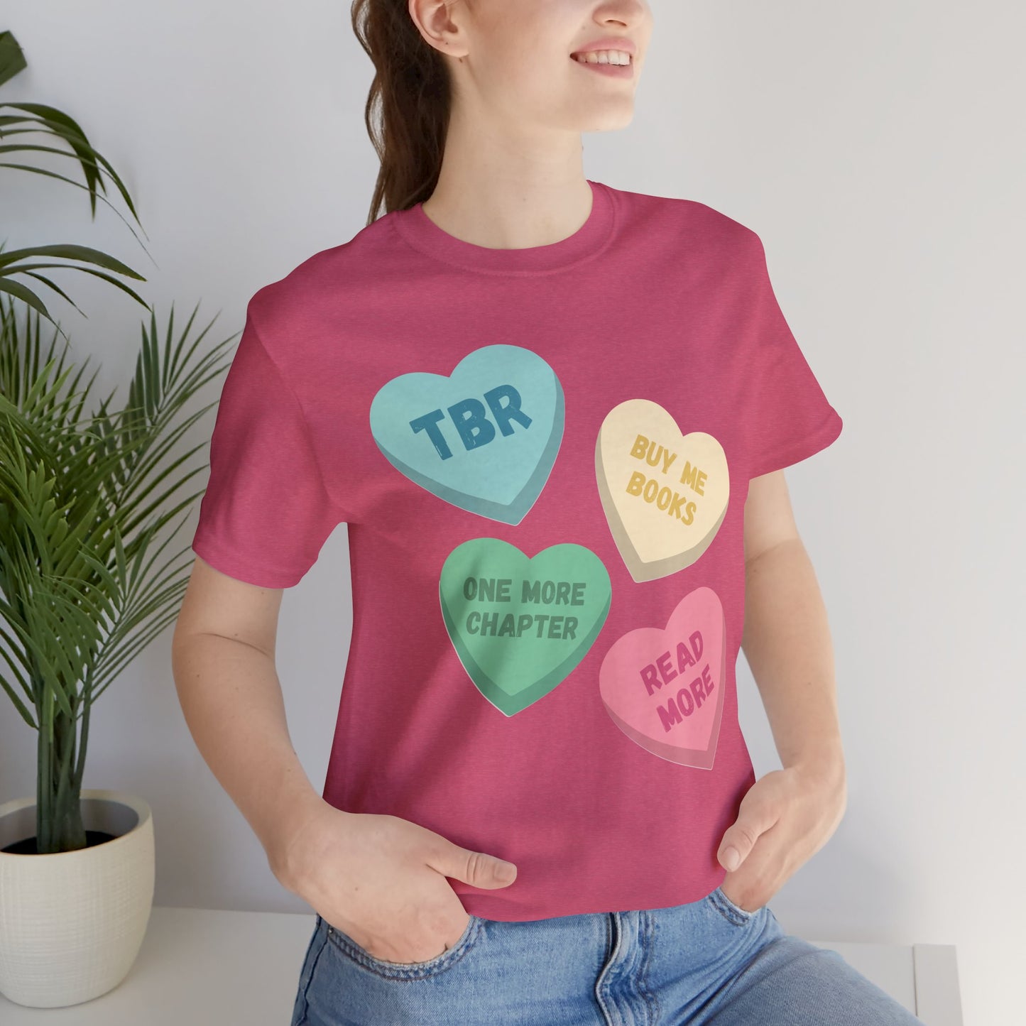 Candy Hearts Bookish T-shirt
