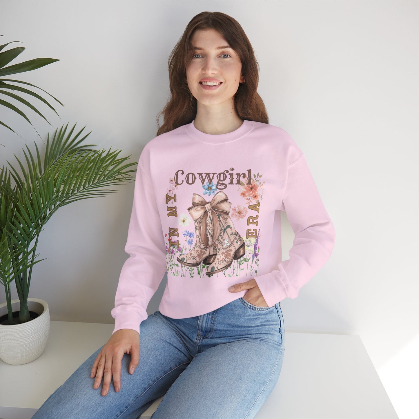Cowgirl Era Crewneck Sweater Pullover