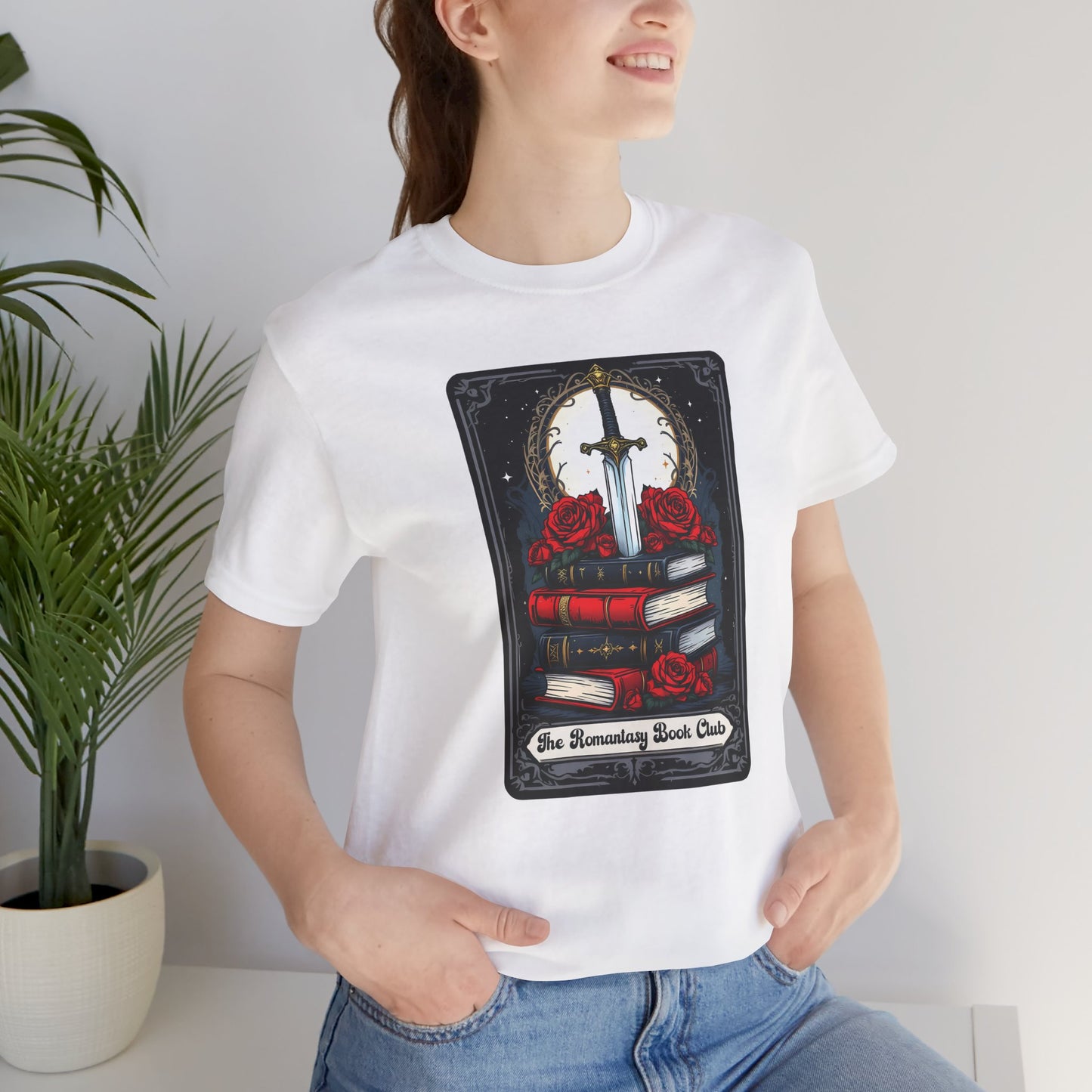 Romantasy Book Club Card Bookish T-shirt