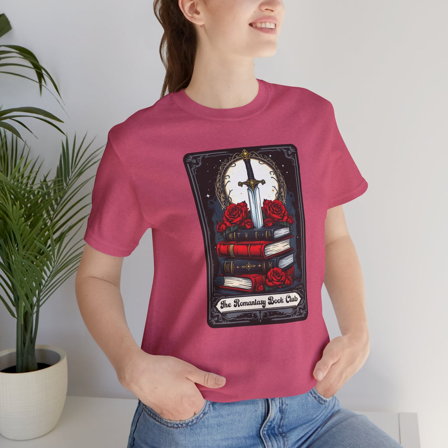 Romantasy Book Club Card Bookish T-shirt