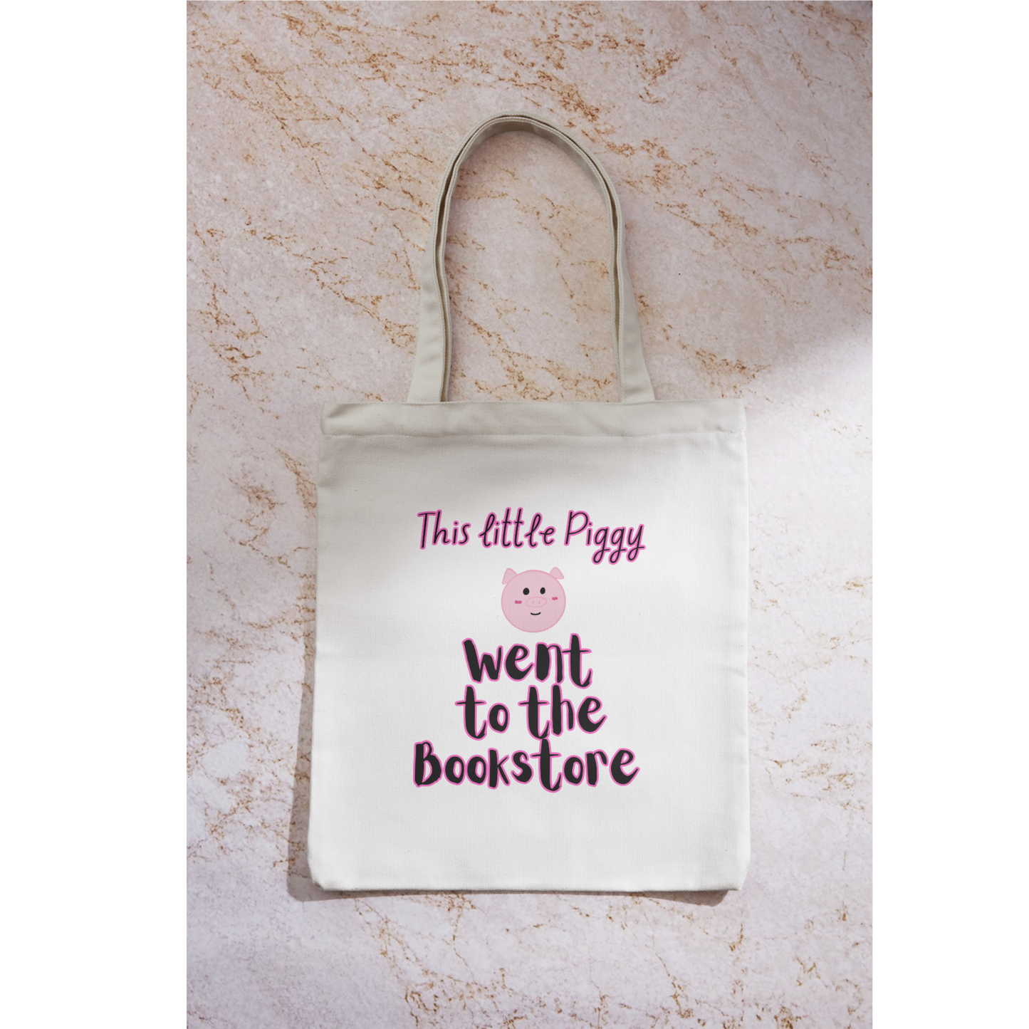 Tote bag books, seasonal, reading, gift, ready to use