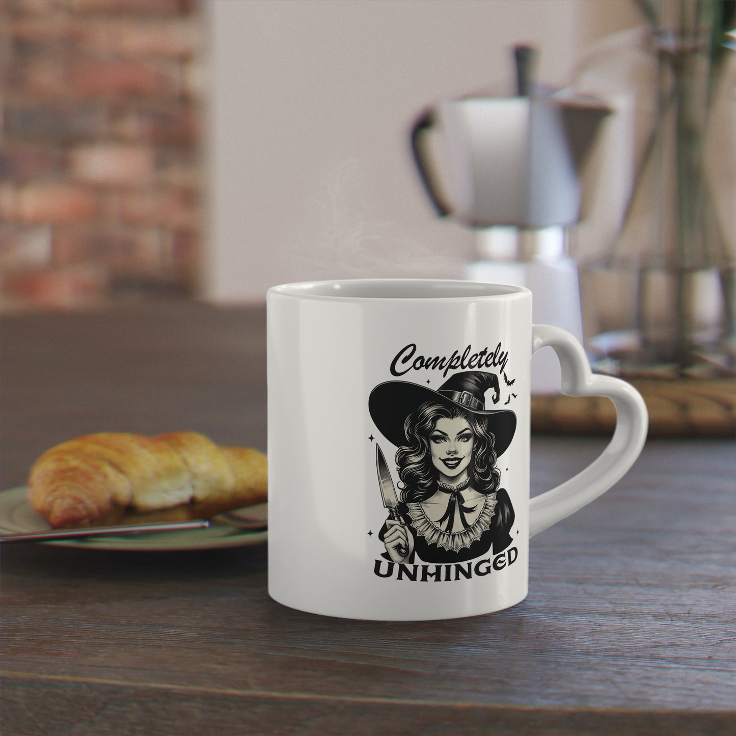Witchy Witch Mug  11 Oz ceramic with bamboo Lid and spoon