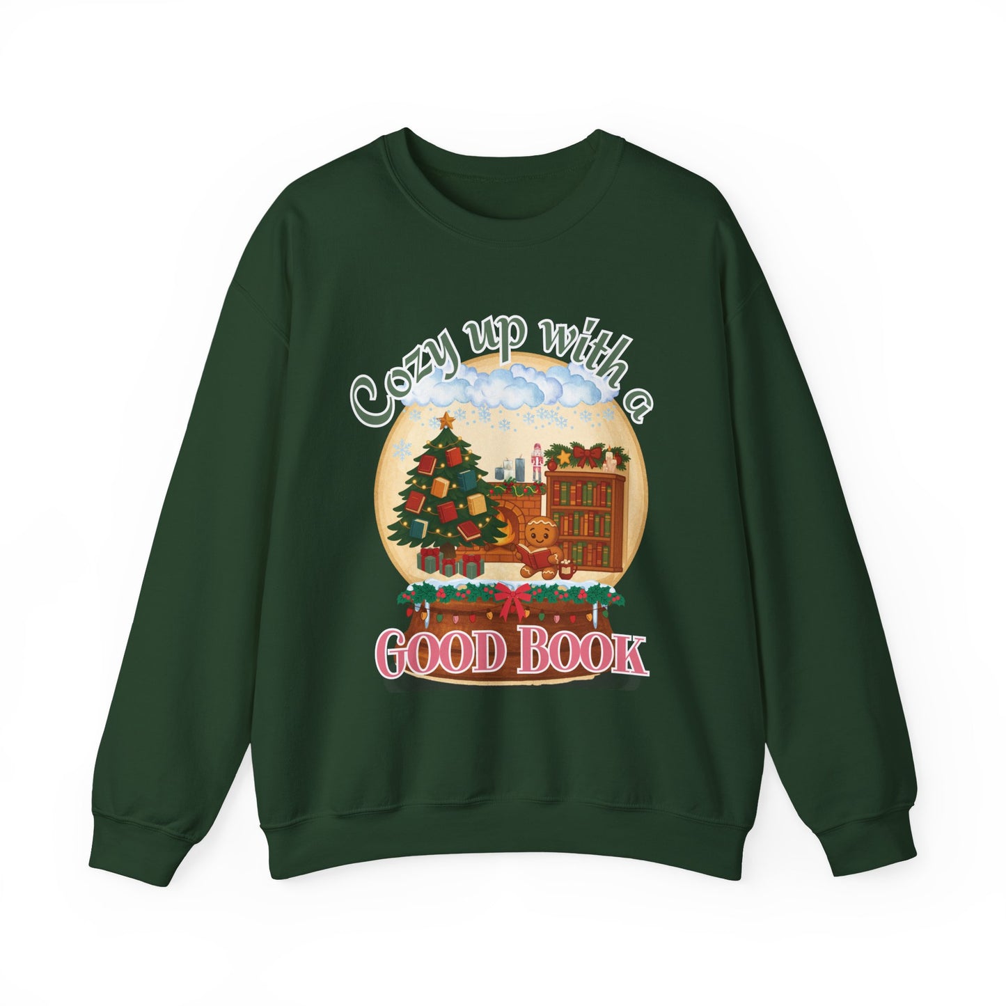 Christmas Sweatshirt Bookish Gingerbread cookie