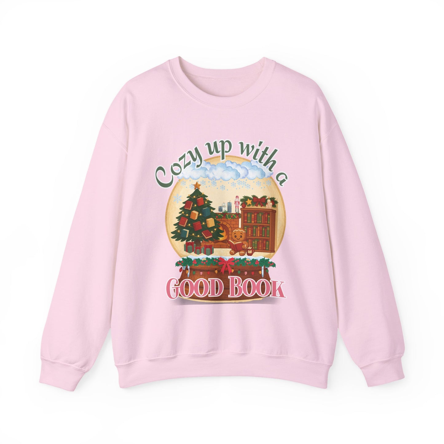 Christmas Sweatshirt Bookish Gingerbread cookie