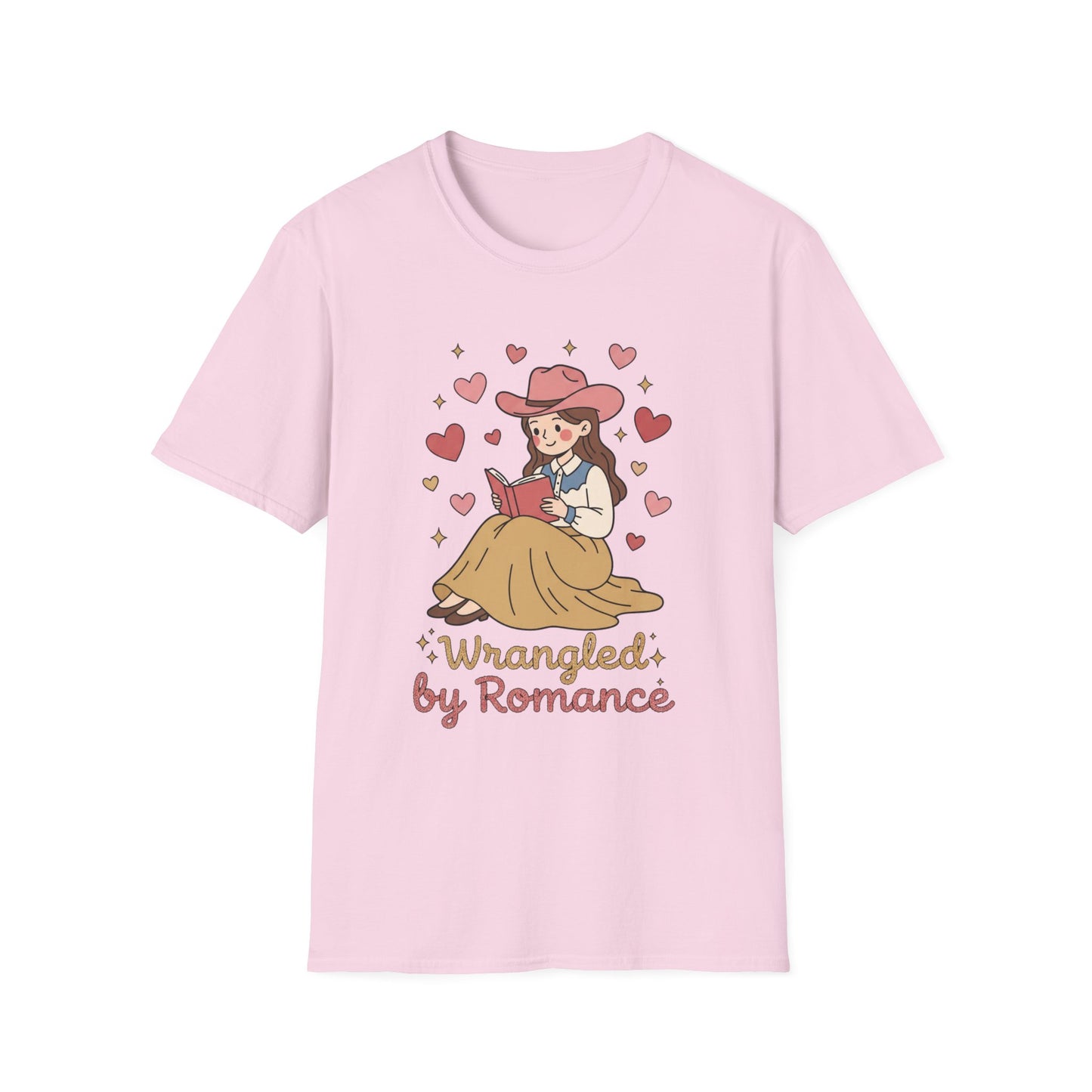 💕 Wrangled by Romance – Valentine’s Bookish T-Shirt