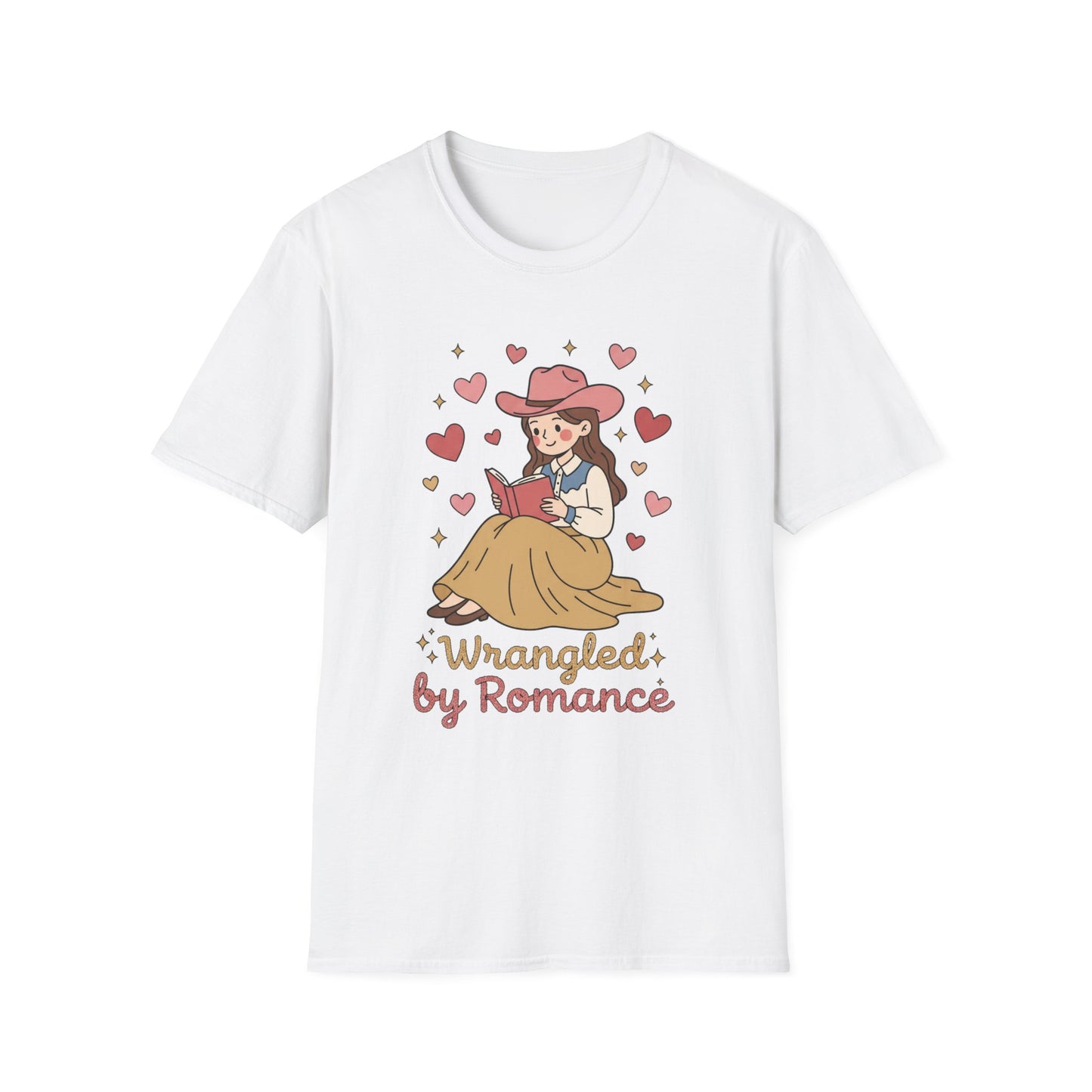 💕 Wrangled by Romance – Valentine’s Bookish T-Shirt