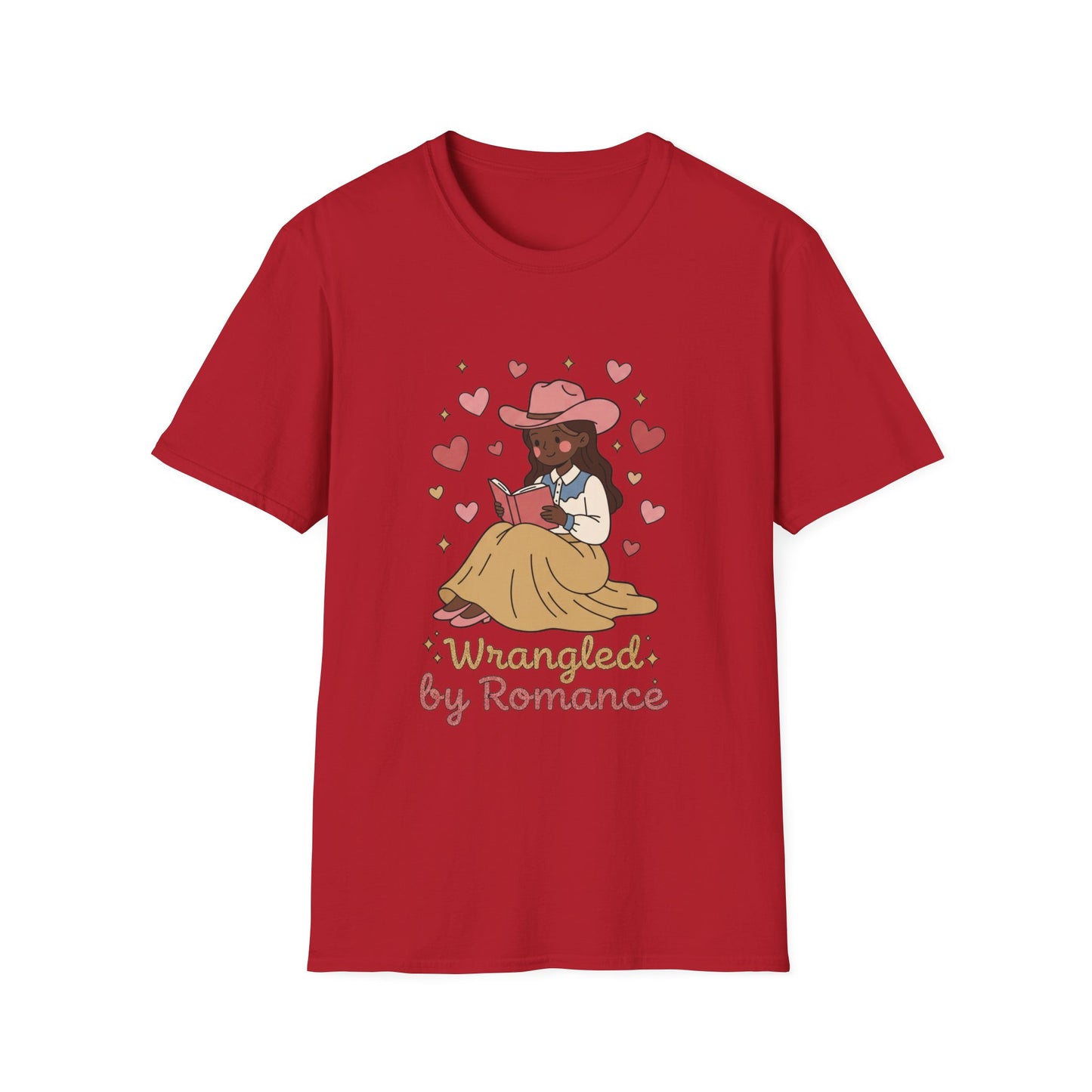 💕 Wrangled by Romance – Valentine’s Bookish T-Shirt