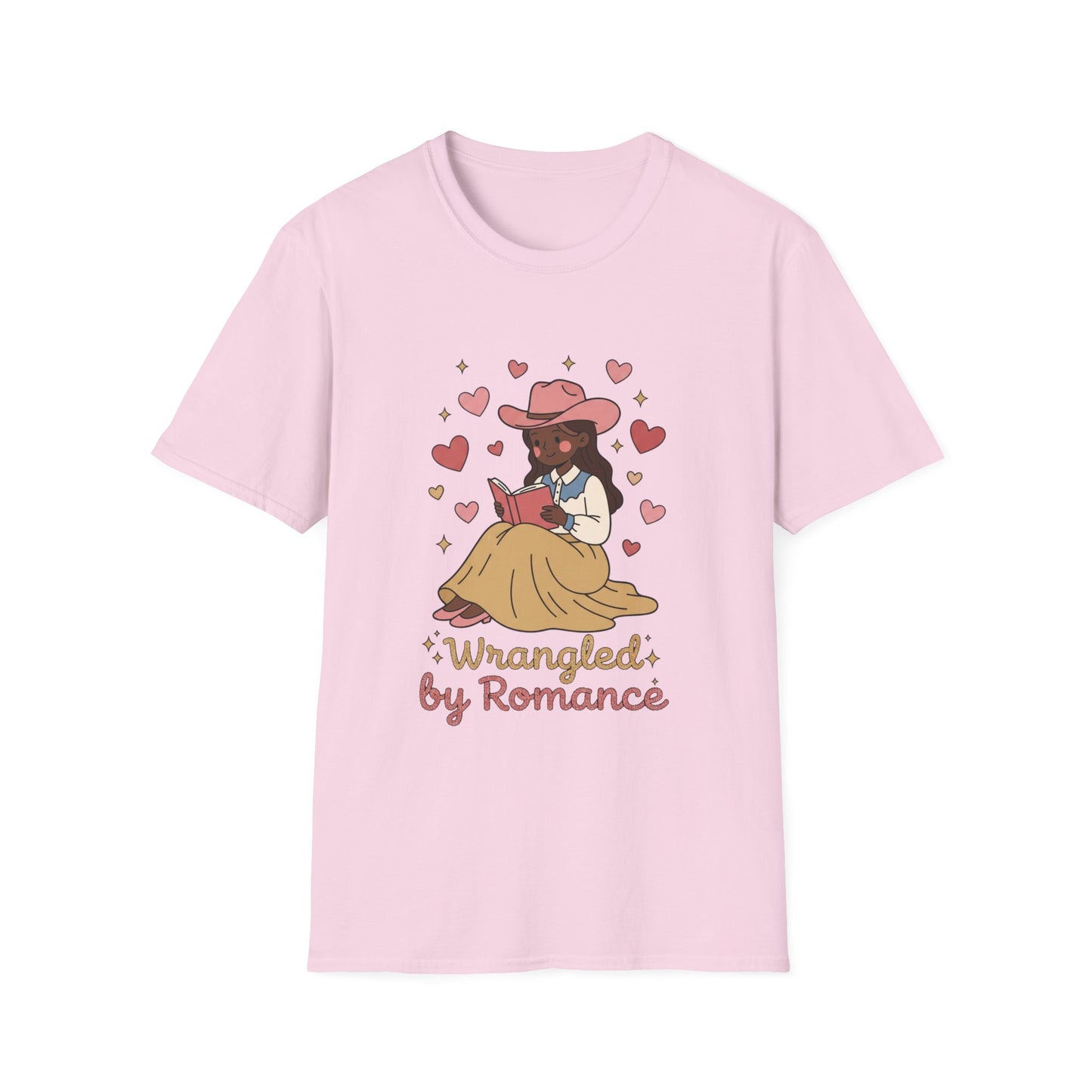 💕 Wrangled by Romance – Valentine’s Bookish T-Shirt