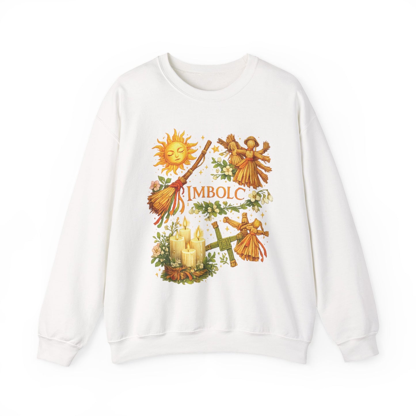 Imbolc Fire festival – Cozy Crewneck Sweatshirt