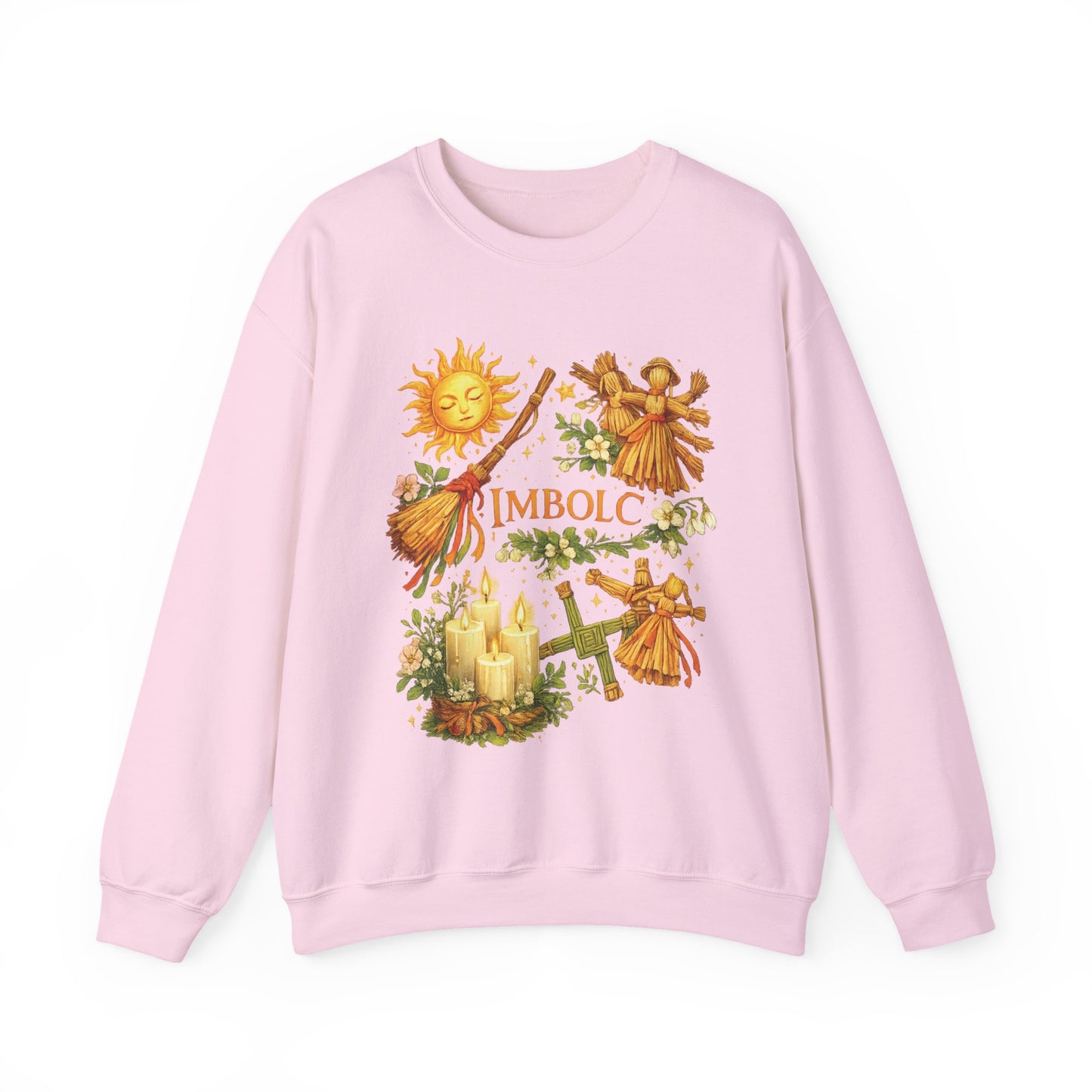 Imbolc Fire festival – Cozy Crewneck Sweatshirt