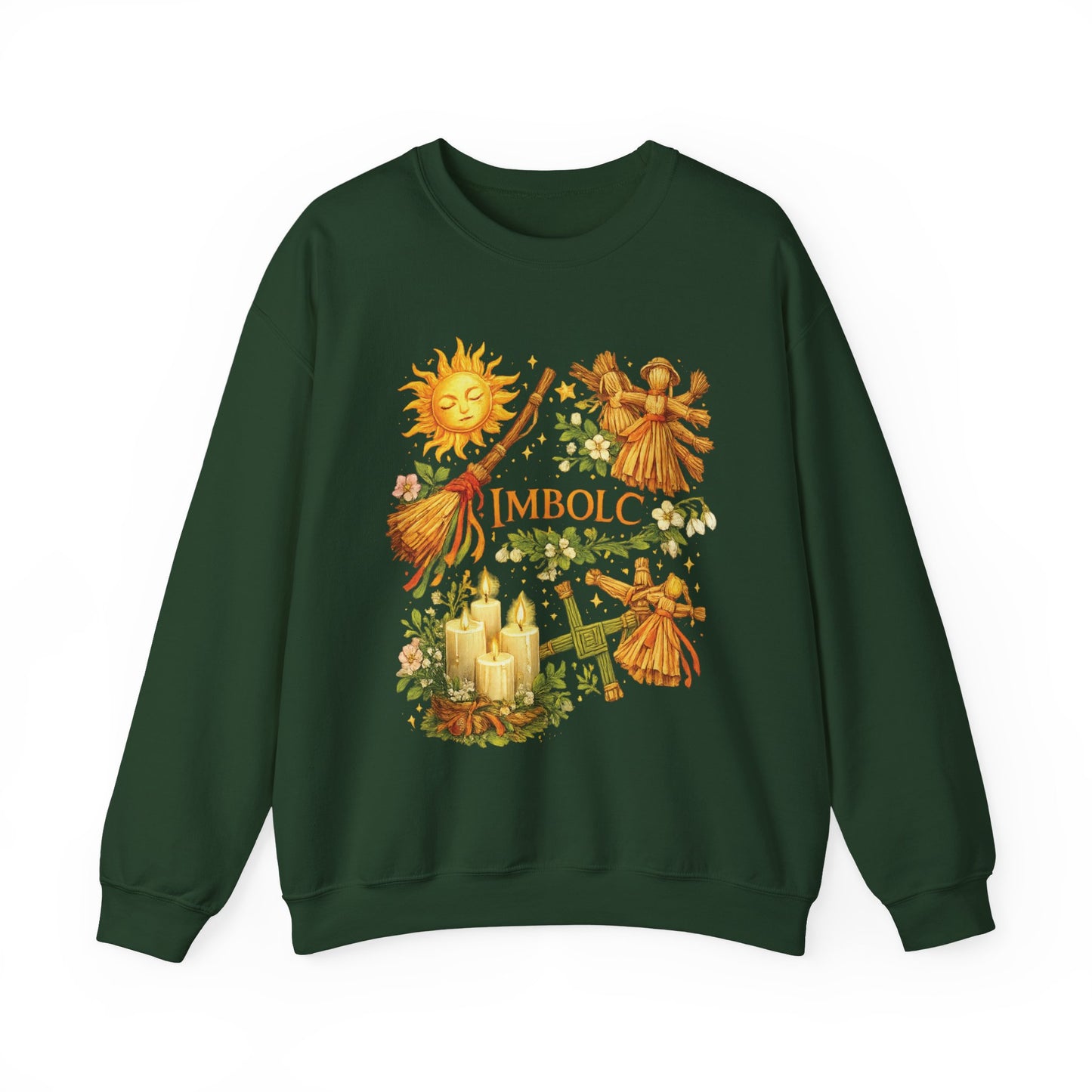 Imbolc Fire festival – Cozy Crewneck Sweatshirt