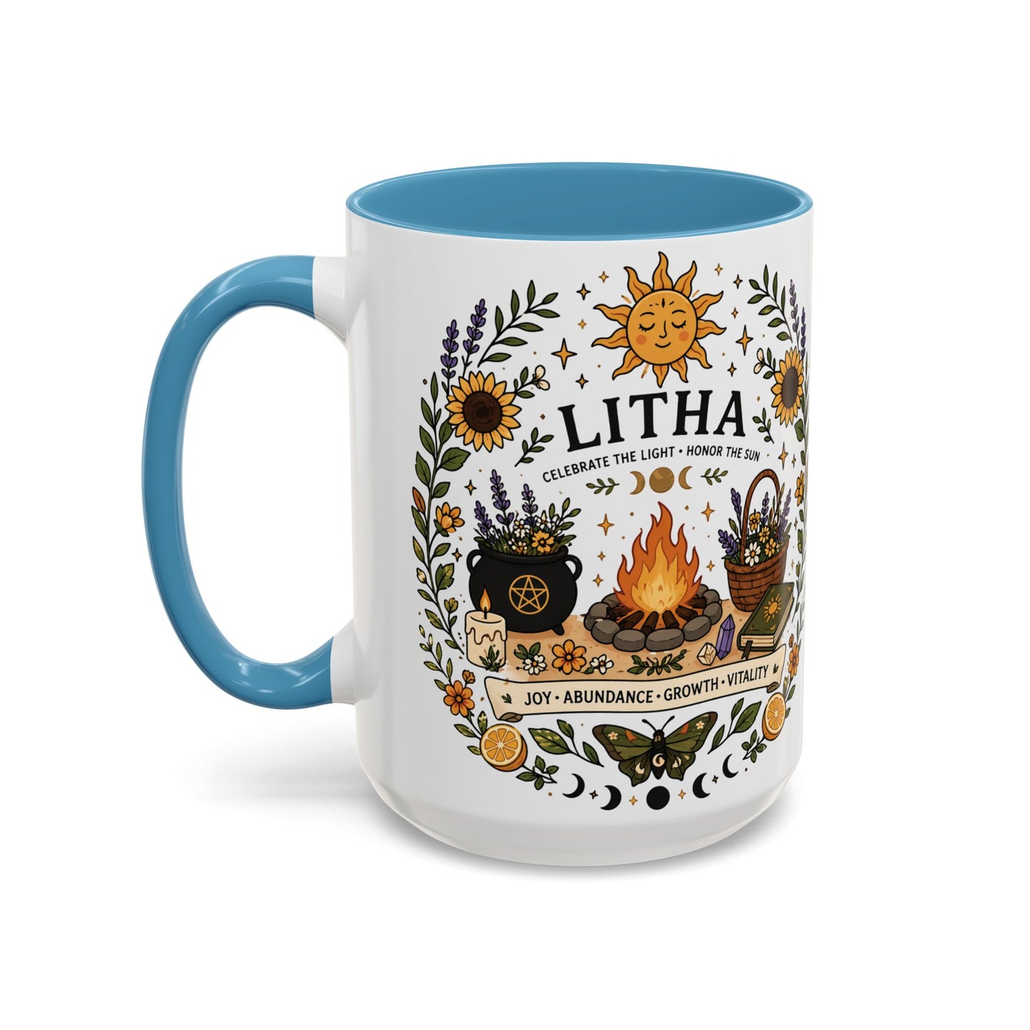 Litha Summer Solstice Mug | Celebrate Light, Abundance & Stories – The Readers Archives